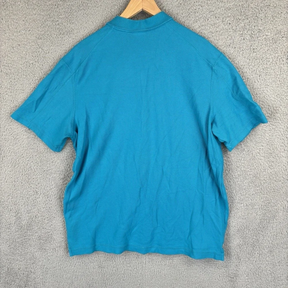 Nike Air Jordan Polo Shirt Mens 2XL Turquoise Purple Golf Performance Charlotte